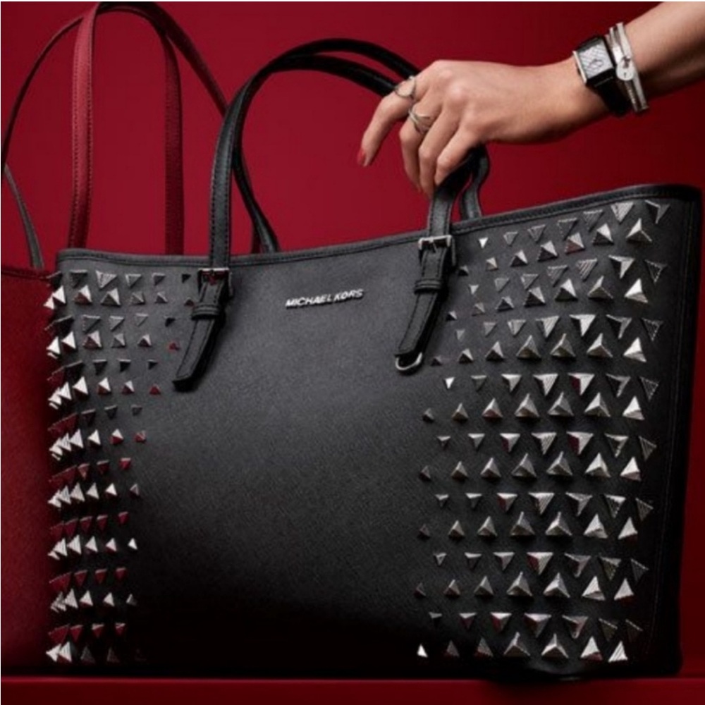 Michael Kors Ltd Ed Astor Place Stud Tote #167/2000 - Picture 9 of 9